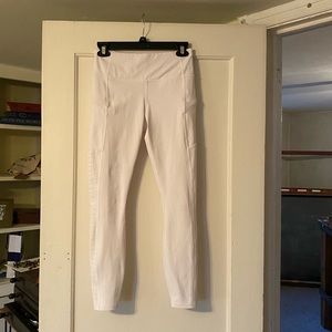 Athleta women’s white leggings